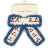 Konges Sløjd Cherry Crochet Bow Clips Cherry