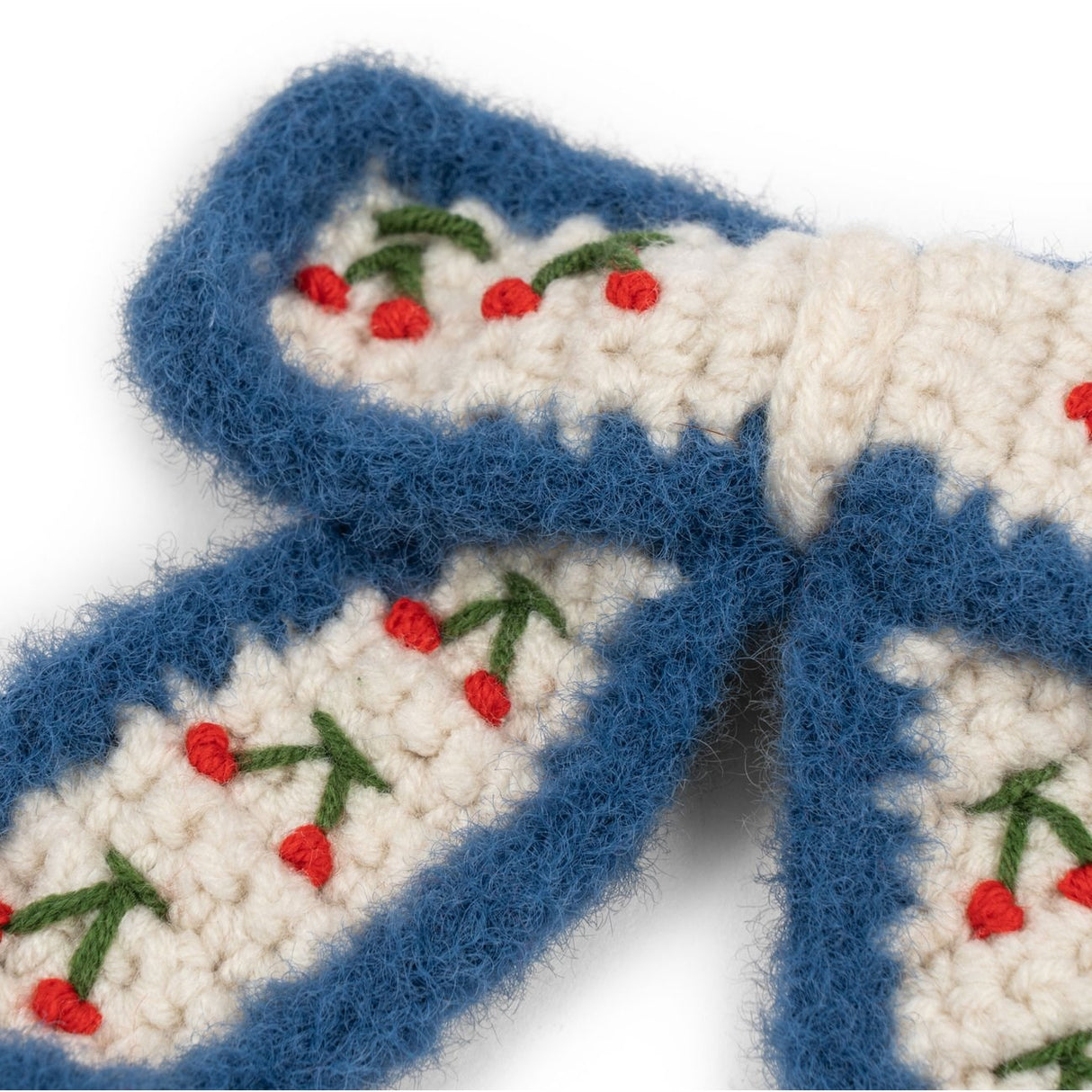 Konges Sløjd Cherry Crochet Bow Clips Cherry