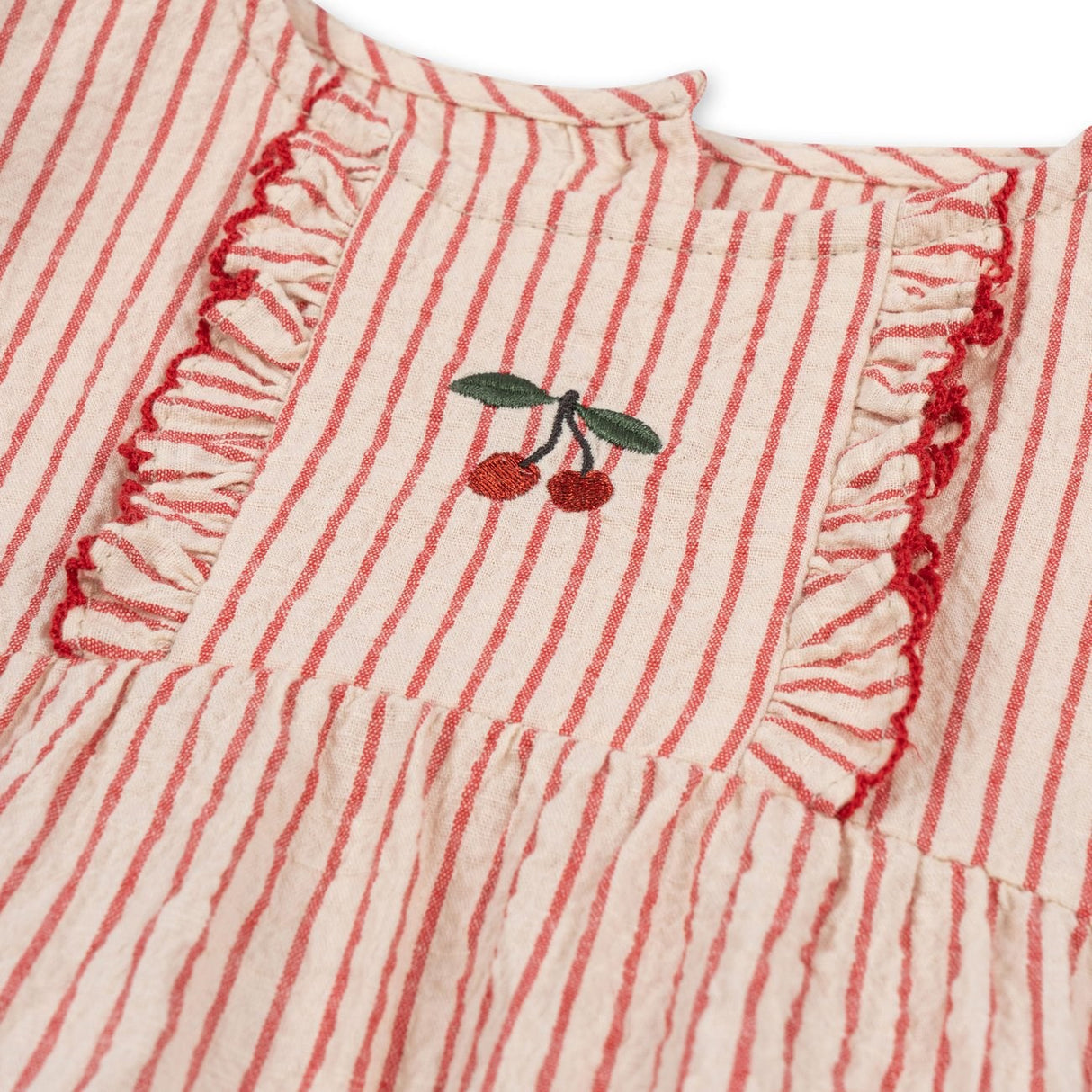 Konges Sløjd Amour Stripe Ellie Frill Romper 10