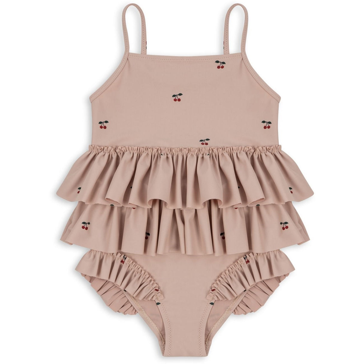 Konges Sløjd Manuca Frill Swimsuit Cherry Blush