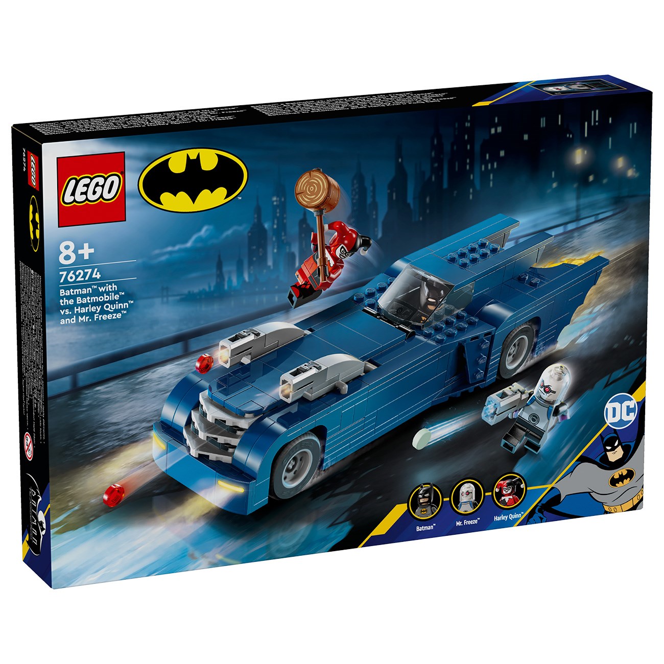 LEGO®   Marvel Batman™ And Batmobile™ mod Harley Quinn™ And Mr. Freeze™