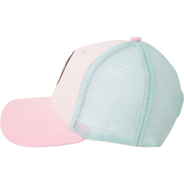 Lil' Boo Trucker Cap Pink/Turquoise 2