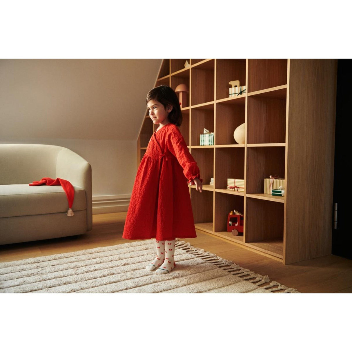 LieWood Apple Red Cleo Dress 2