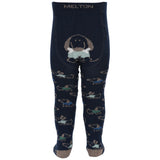 MELTON Peacoat Blue Dog Fun Tights 2