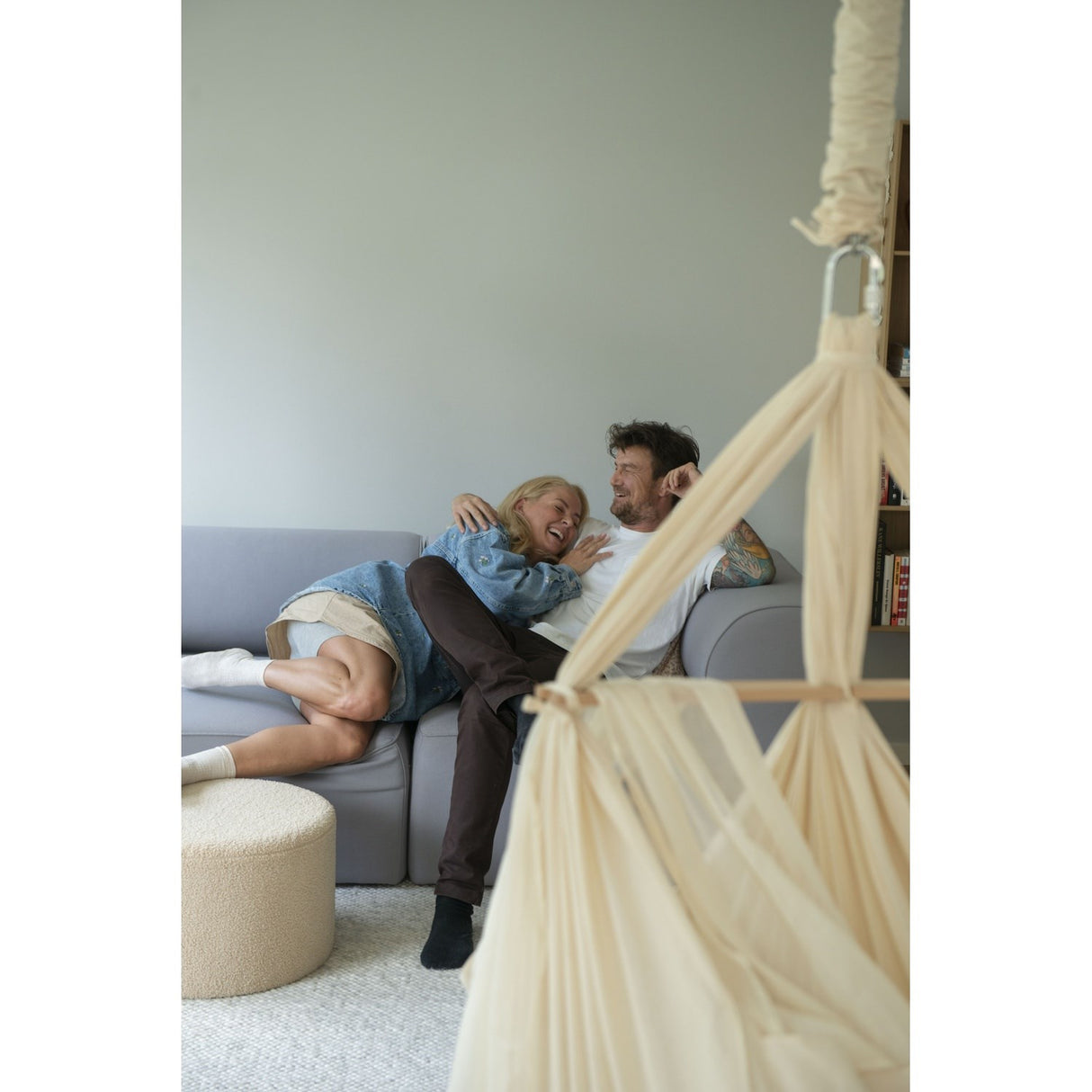 MEMBANTU Nature Organic Twin Hammock Premium