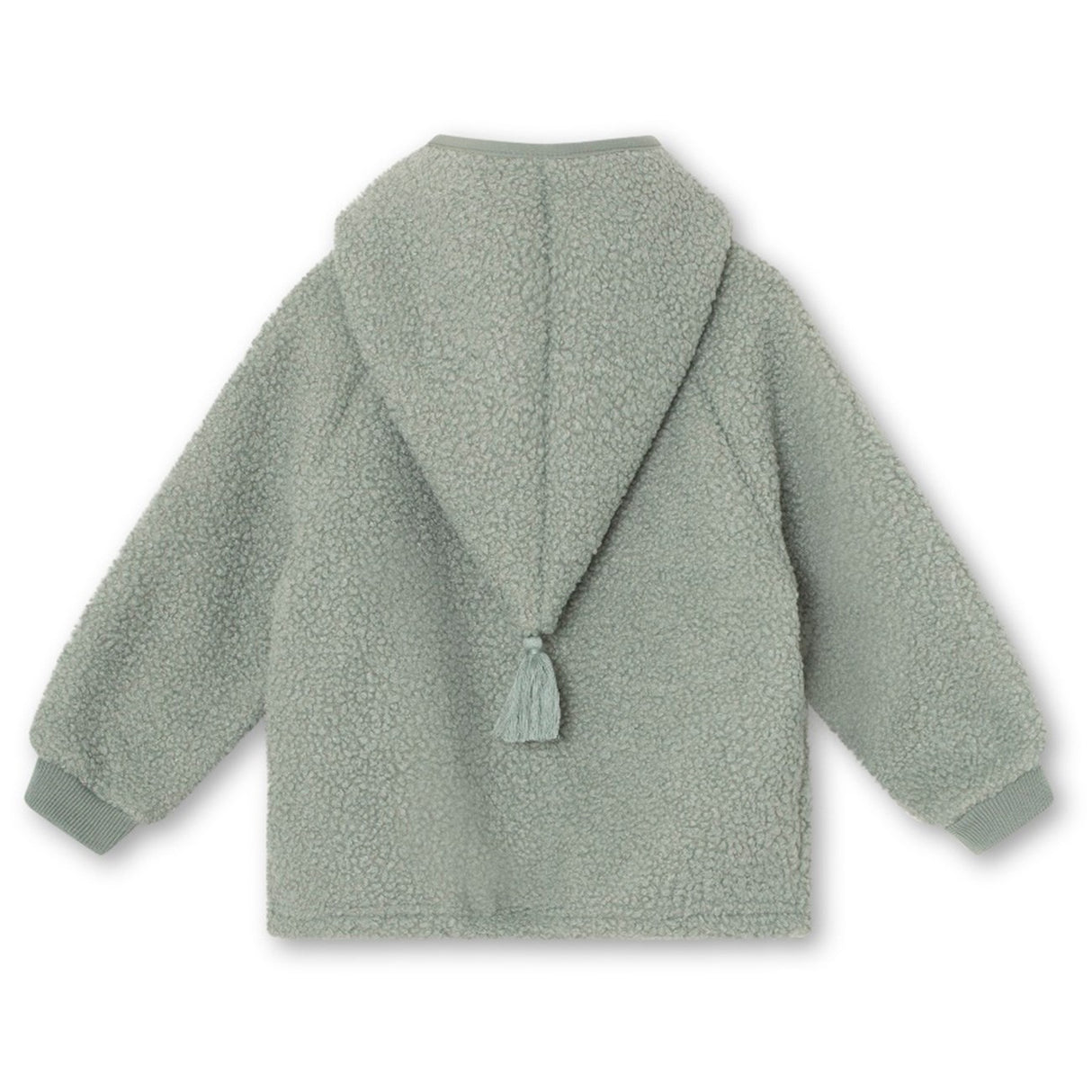 Mini A ture Pale Green Liff Teddy Fleece Jacket 2