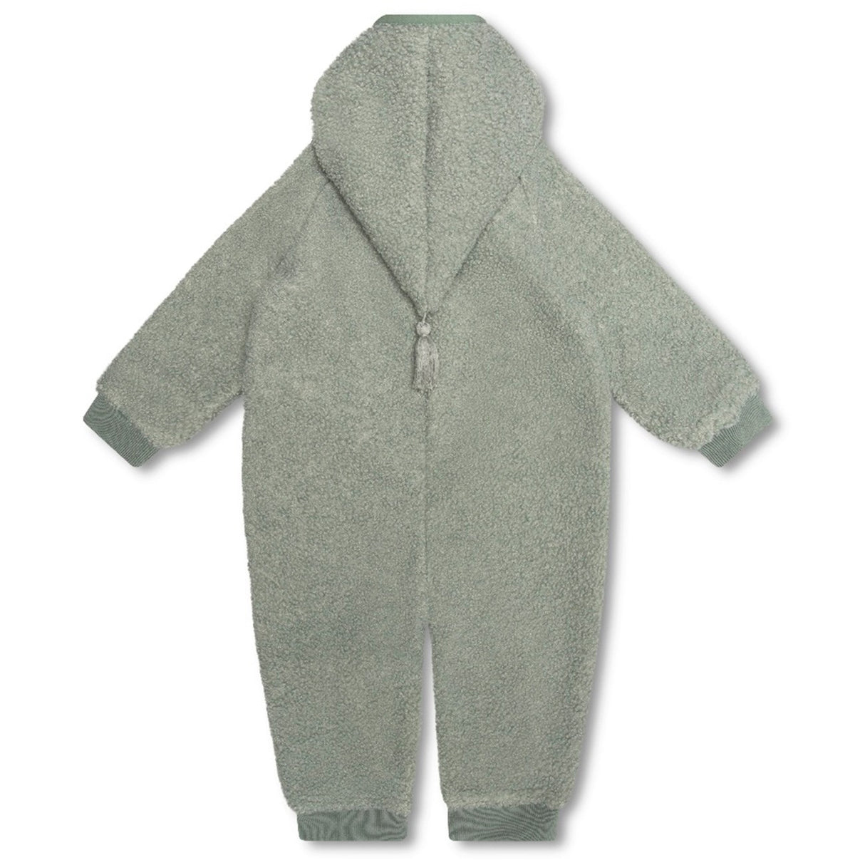 Mini A ture Pale Green Adel Teddy Fleece Full suit 3