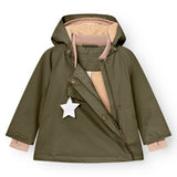 Mini A ture Olive night Wang Fleece Winter Jacket