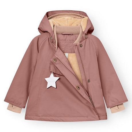 Mini A ture Light plum Wang Fleece Winter Jacket