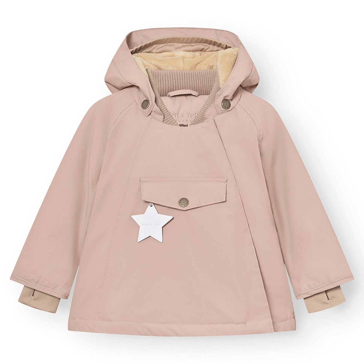 Mini A Ture Adobe Rose Wang Fleece Winter Jacket