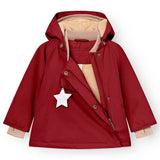 Mini A Ture Red Merlot Wang Fleece Winter Jacket