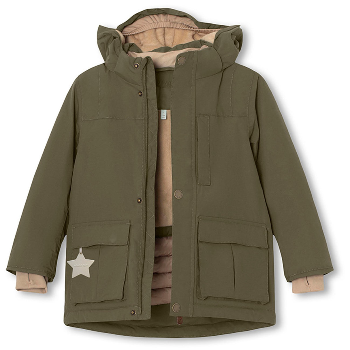 Mini A ture Olive night Kastorio Fleece Winter Jacket