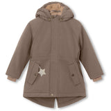 Mini A ture Morel grey Vikania Fleece Winter Jacket