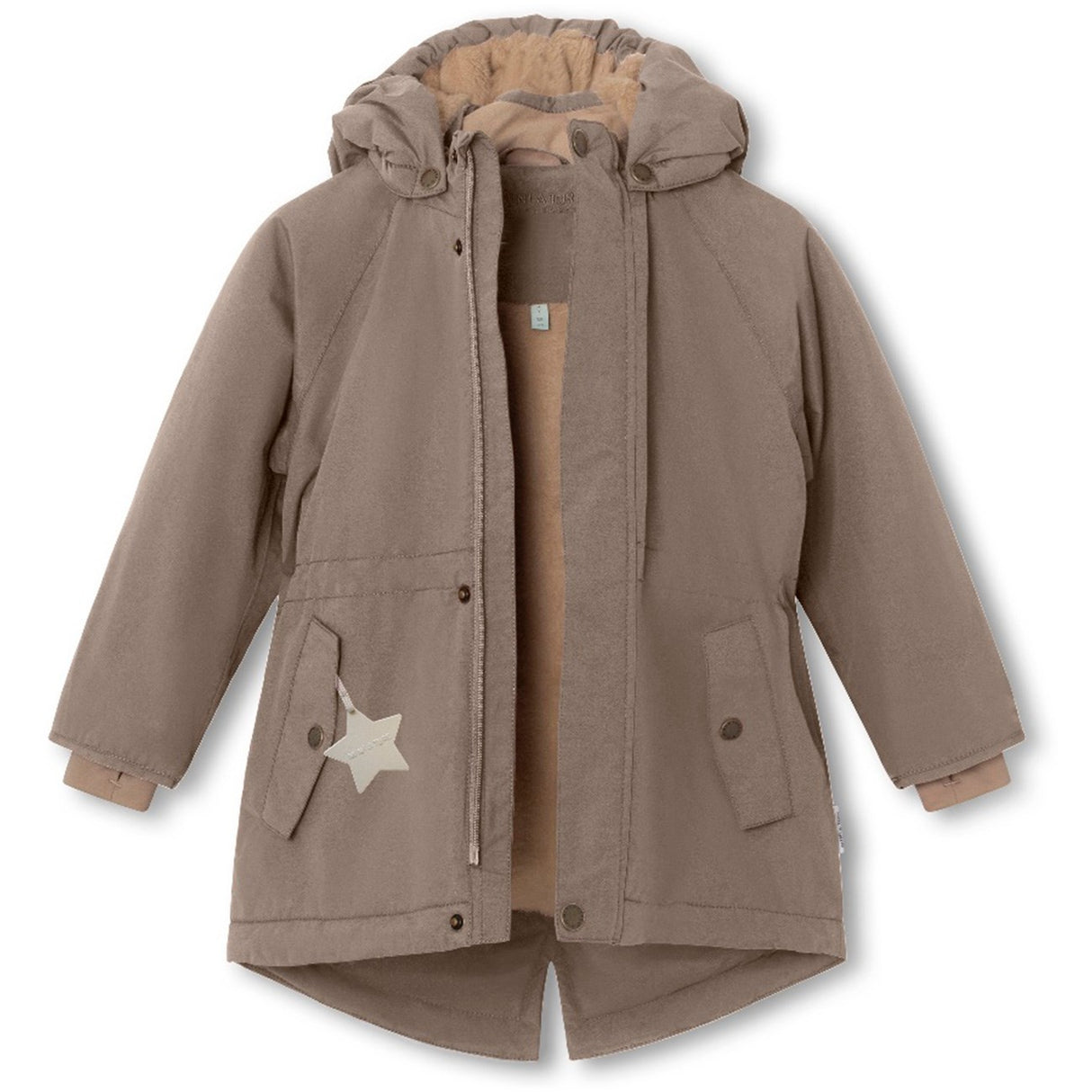 Mini A ture Morel grey Vikania Fleece Winter Jacket