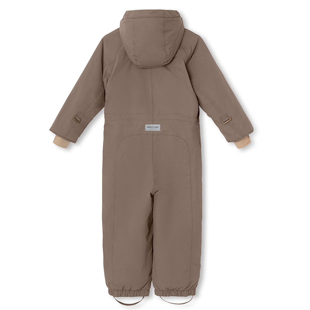 Mini A ture Morel grey Wanni Fleece Snowsuit