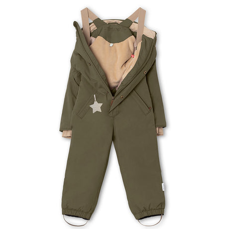 Mini A ture Olive night Wanni Fleece Snowsuit