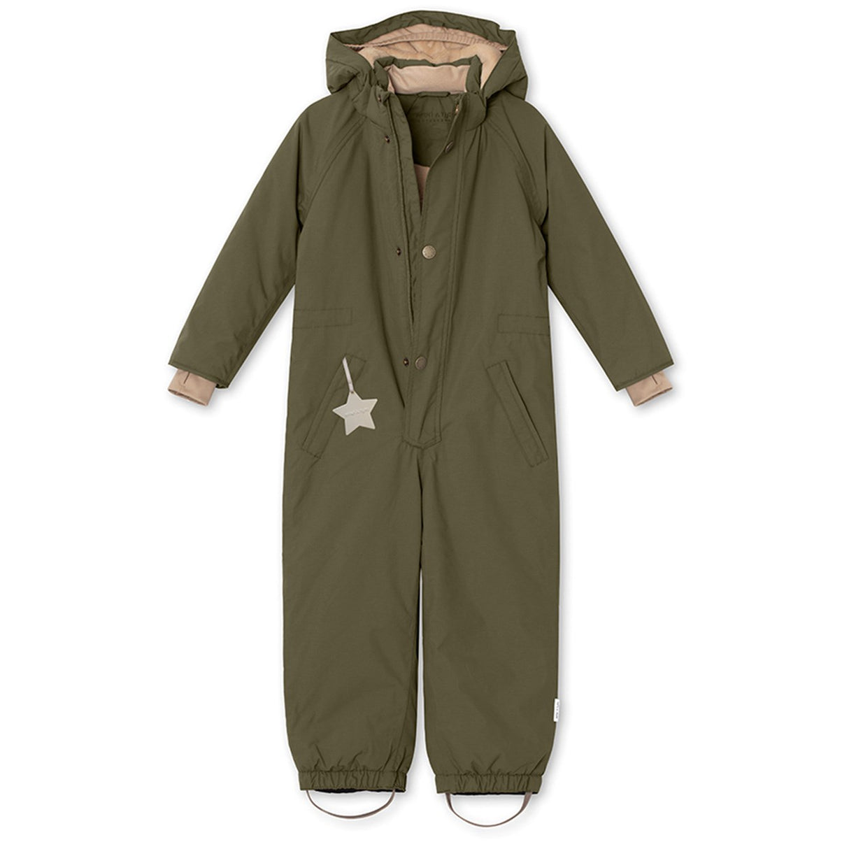 Mini A ture Olive night Wanni Fleece Snowsuit