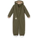 Mini A ture Olive night Wanni Fleece Snowsuit