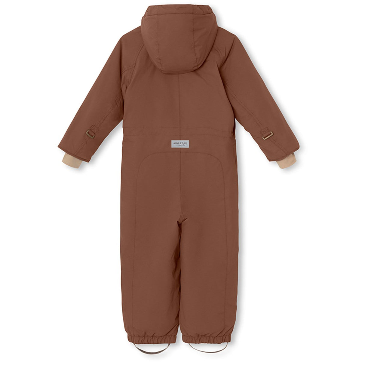 Mini A ture Rootbeer brown Wanni Fleece Snowsuit