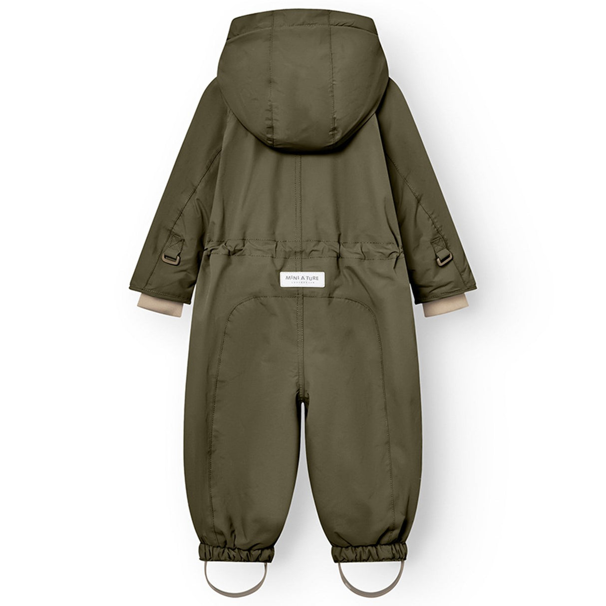 Mini A ture Olive night Wisti Fleece Snowsuit