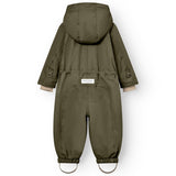 Mini A ture Olive night Wisti Fleece Snowsuit