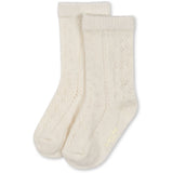 Konges Sløjd Off White Wool Pointelle Socks