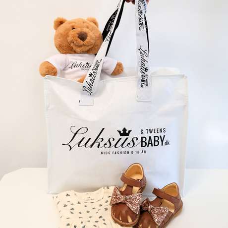 Luksusbaby Reusable Bag With Zipper White 2