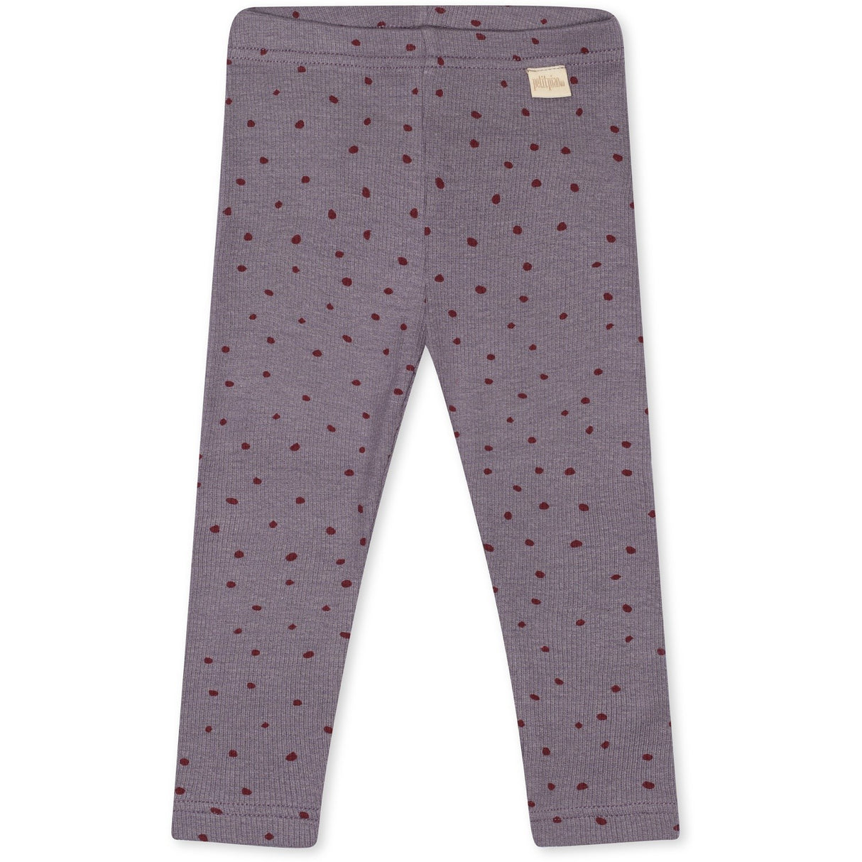 Petit Piao Dusty Violet Dot Leggings Modal Dot