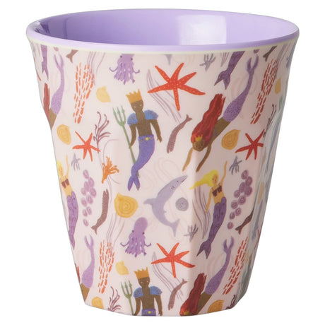 Rice  Melamine Cup with Mermaid Print - Medium - 250 ml