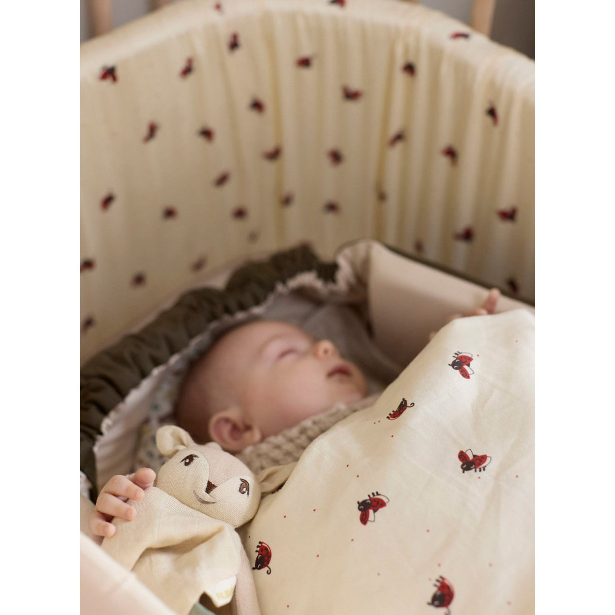 FILIBABBA Cuddle cloth with teether Fawn 2