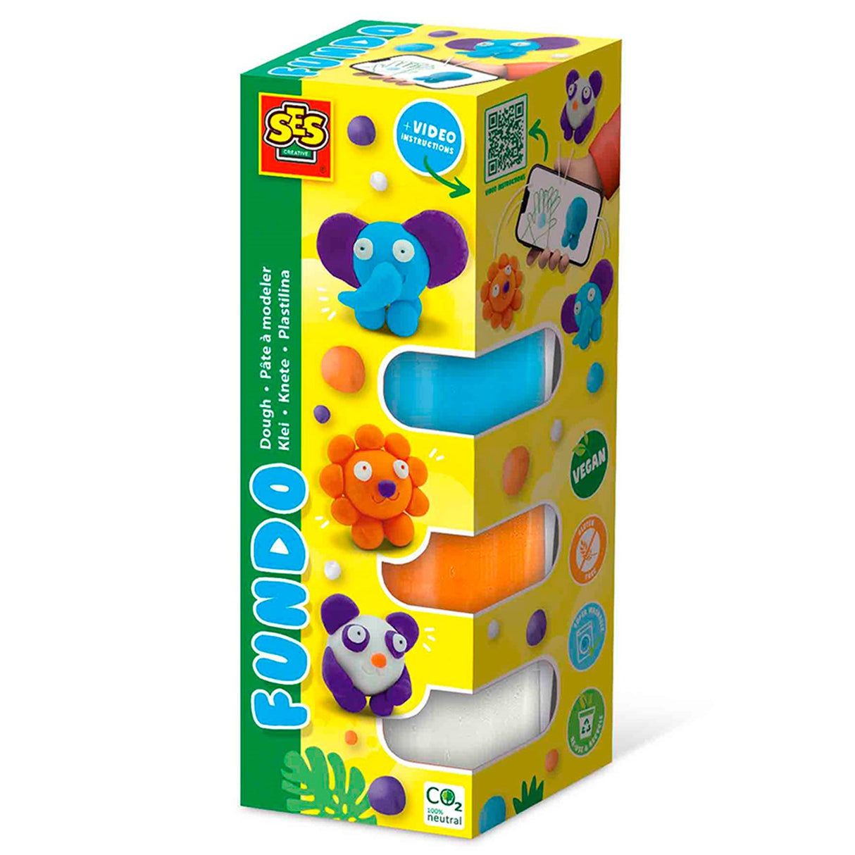 SES Creative h undefined - Fundo Vilde Dyr 3X90Gr-1X40Gr