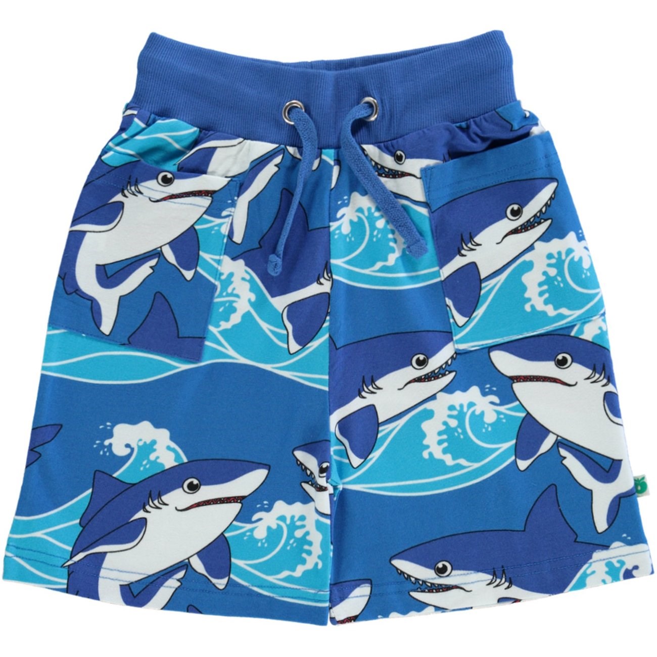 Småfolk Brilliant Blue Shorts With Sharks