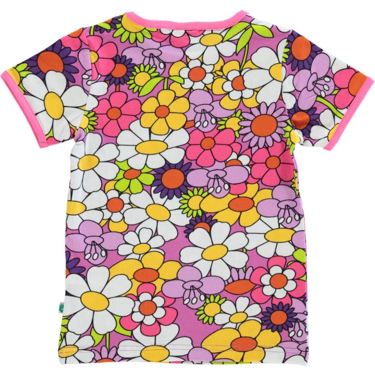 Småfolk Spring Pink T-Shirt With Flowers 5
