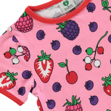 Småfolk Sea Pink T-Shirt With Berries