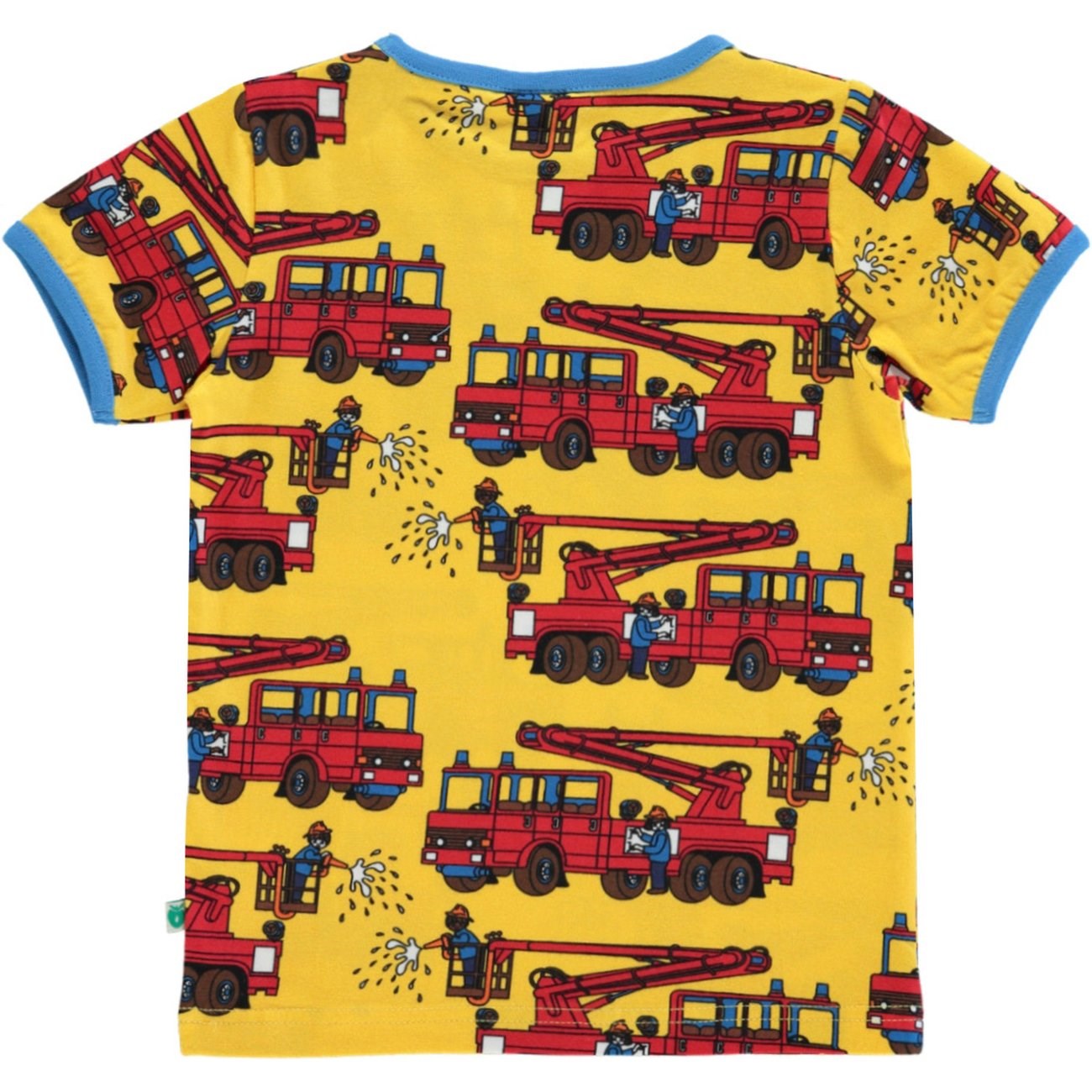 Småfolk Yellow T-Shirt With Fire Truck 5