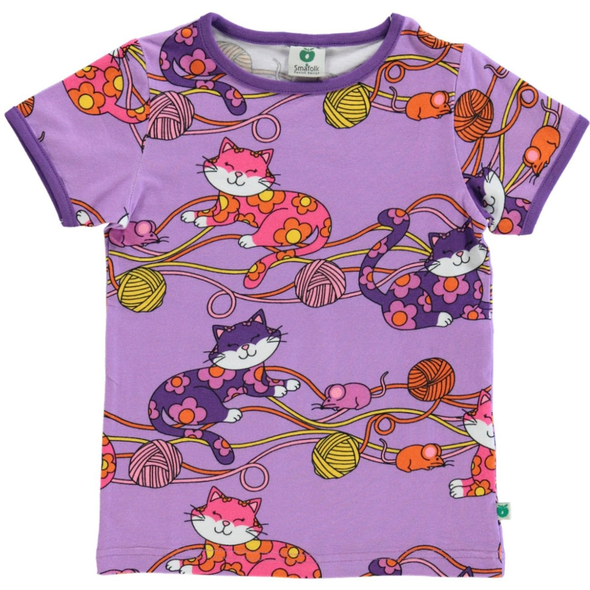 Småfolk Viola T-Shirt With Cats 5