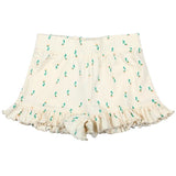 The New White Swan Small Flower AOP Kaisa Shorts