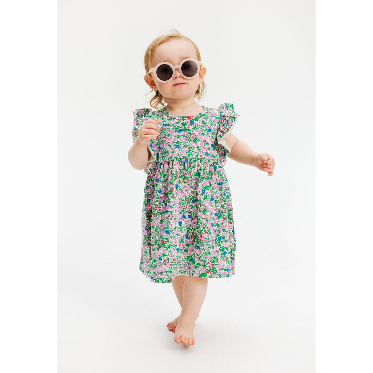 THE NEW Siblings Multi Flower AOP Janille Dress