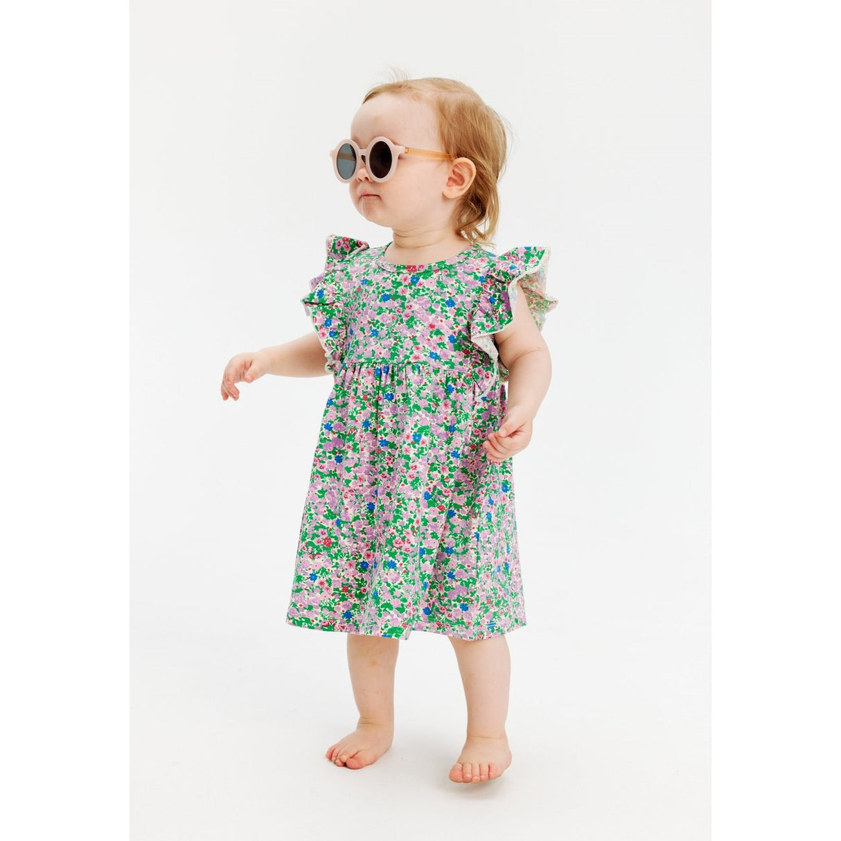 THE NEW Siblings Multi Flower AOP Janille Dress