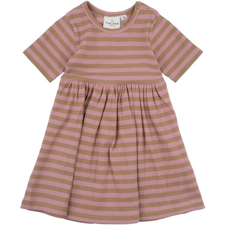 THE NEW Siblings Pink Nectar Fro Rib Dress