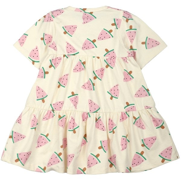 THE NEW Siblings White Swan Watermelon AOP Kaya Dress 5