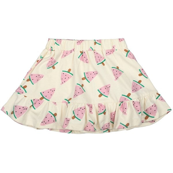 THE NEW Siblings White Swan Watermelon AOP Kaya Skirt 2