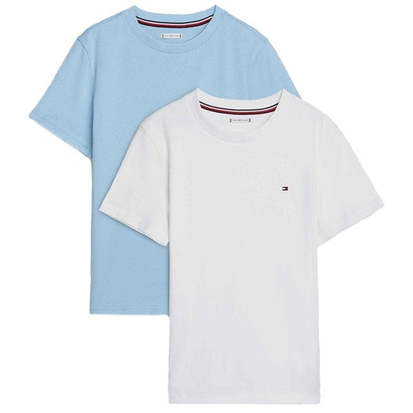 Tommy Hilfiger Undershirt 2-Pack White / Well Water Blue