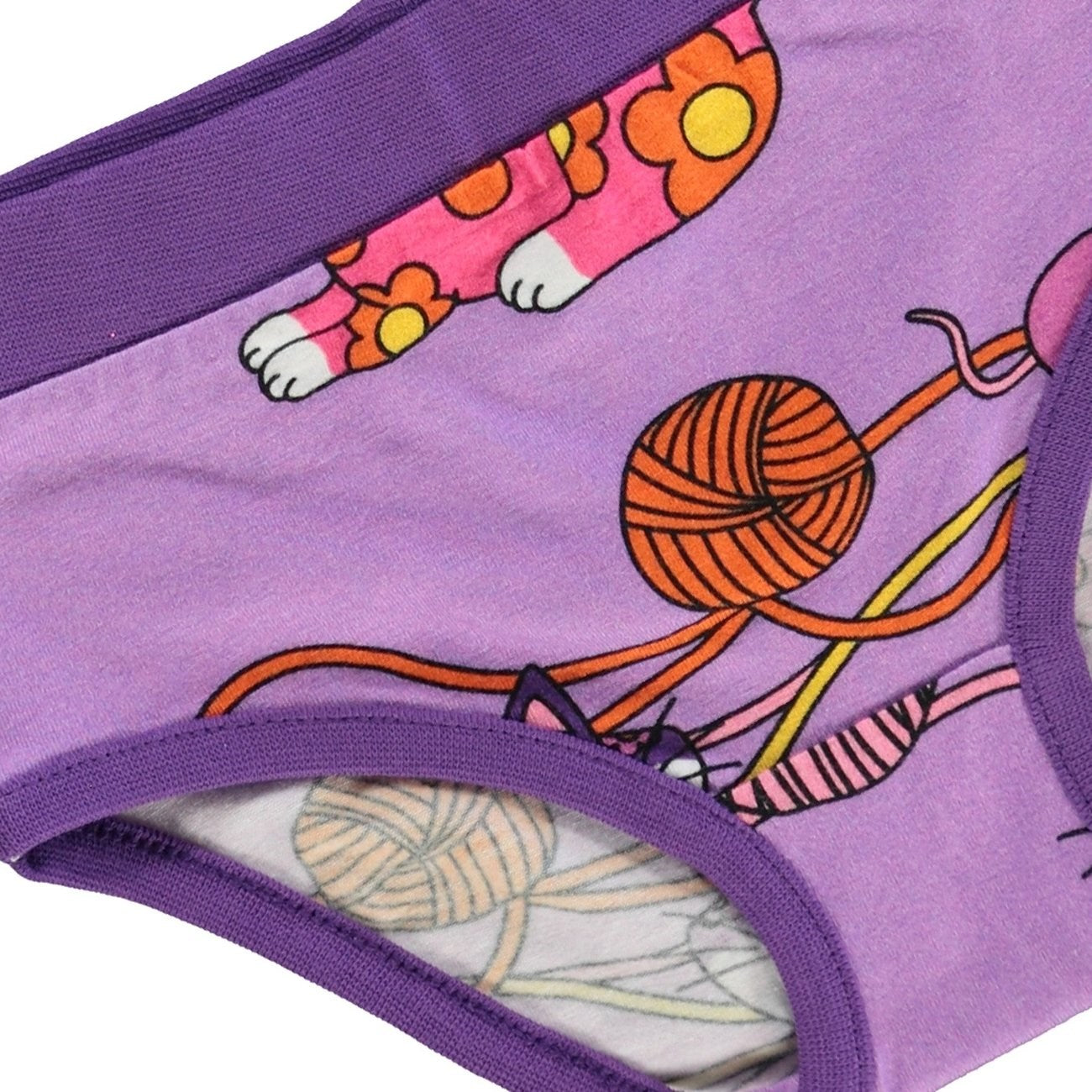 Småfolk Viola Underwear Set With Cats 4