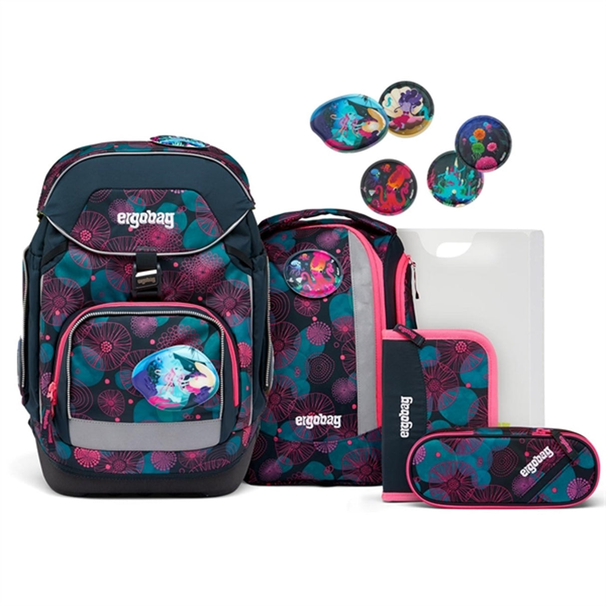 Ergobag School Bag Set Pack CoralBear