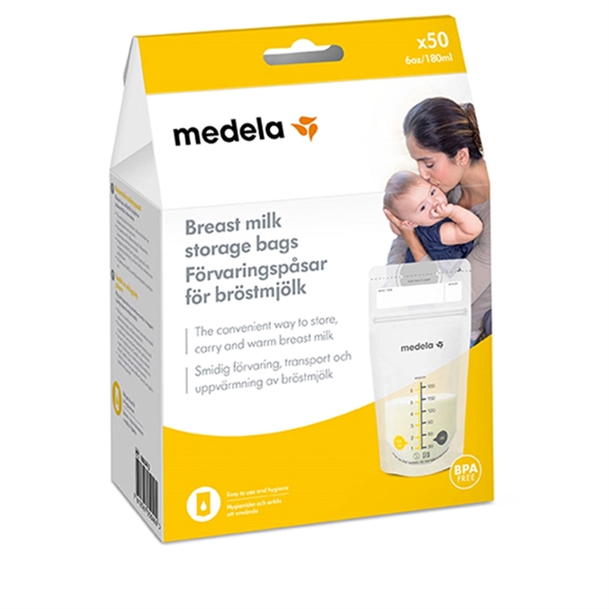 medela Storage Bag For Breast Milk 50 pcs