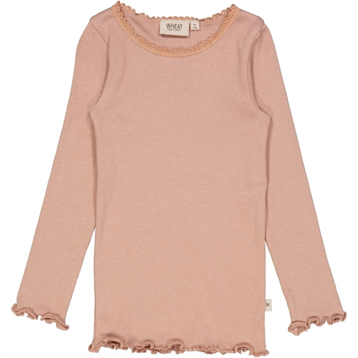 Wheat Rose Dawn Rib Lace Blouse