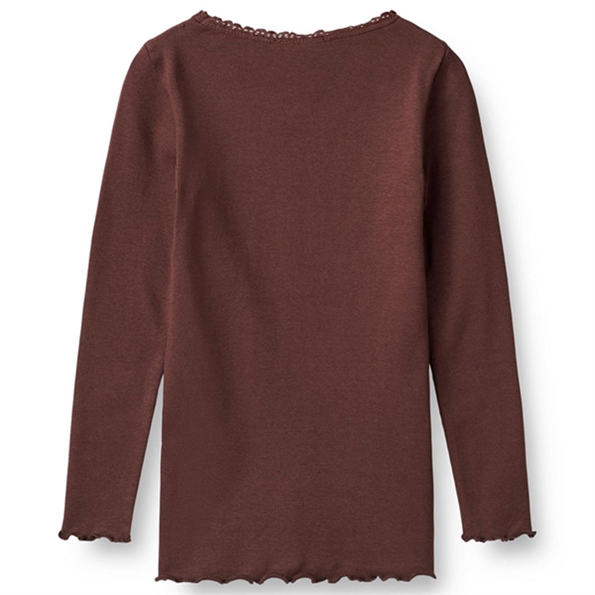 Wheat Aubergine Reese Rib Blouse 3