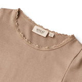 Wheat Soft Brown Reese Rib Blouse 2