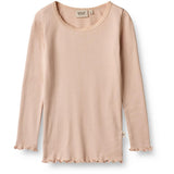 Wheat Rose Dust Rib Blouse Reese